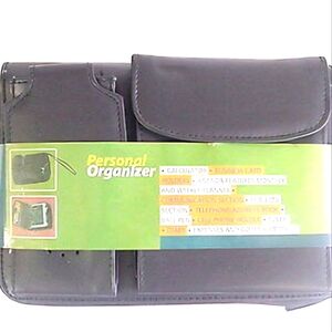 The Vintage IP Personal Organizer is a small daily planner made of faux leather